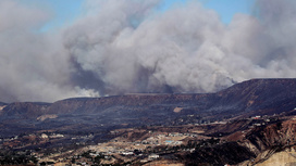 Пожары в Калифорнии. Фотолента