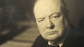 В США продали картину Черчилля