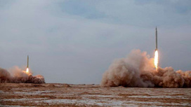 Иранские ракеты взорвались в 160 километрах от авианосца ВМС США