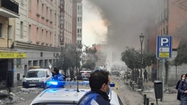 Шесть человек пострадали при взрыве в центре Мадрида