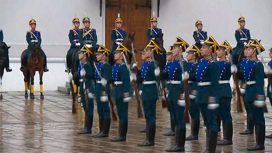 Возобновилась церемония развода конных и пеших караулов в Кремле