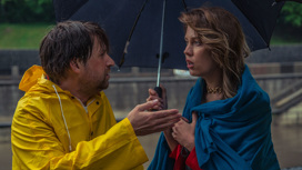 На съемках сериала "Директор по счастью"