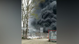 В Петропавловске-Камчатском загорелась строящаяся школа