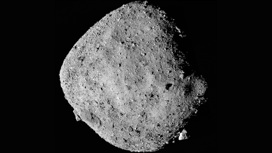 Составное изображение астероида Бенну, сделанное с помощью американского зонда OSIRIS-REx.
