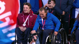 На Красной площади состоялось чествование российских паралимпийцев