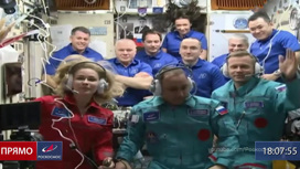 На Международную космическую станцию прибыл экипаж корабля "Союз МС-19″