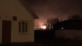 В Башкирии на заводе по переработке нефти начался пожар