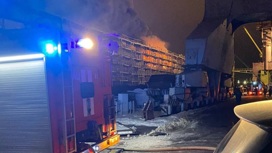 Пожар на борту корвета в Петербурге тушили более суток