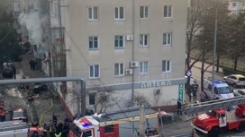Место взрыва газа в туапсинской пятиэтажке сняли на видео