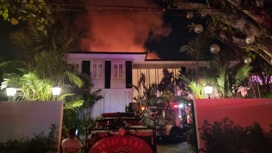 Огонь охватил здание посольства РФ на Филиппинах