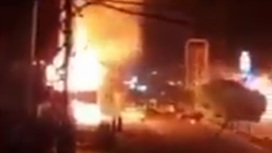 Очевидцы сняли момент мощного взрыва в столице Йемена