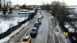 В Лобне начался монтаж путепровода через Дмитровское шоссе