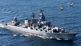 На крейсере "Москва" погиб один военнослужащий, 27 пропали без вести
