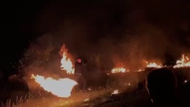 Огненный инцидент на фаер-шоу в Миассе попал на видео