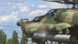МО РФ показало, как боевые вертолёты уничтожают противника