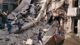 Сотрудники МЧС РФ расчистили 160 тысяч квадратных метров завалов в Донбассе