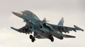 Су-34 разбомбили живую силу и технику противника