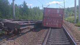 Следствие начало проверку по факту схода вагонов на Забайкальской железной дороге