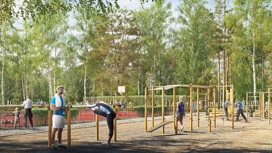 В Щукинском парке и Всехсвятской роще завершают устройство спортивных площадок