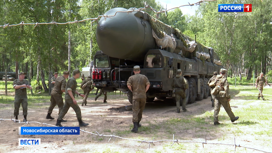 Непогода не помешала проведению учений войск стратегического назначения под Новосибирском