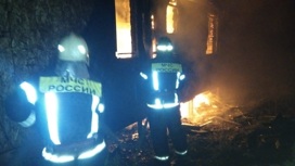 В Юрьев-Польском районе сгорел частный дом