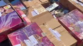 Тюменские таможенники уничтожили больше 4 тонн табака для кальянов