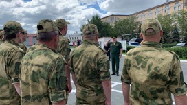 Тюменское подразделение контрактников отправилось на службу в российские ВС