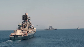 В параде в сирийском Тартусе участвовали корабли трех флотов