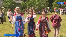 Фестиваль старообрядческой культуры в Крестецком районе собрал несколько сотен гостей.