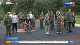 Военно-патриотическому клубу из Подмосковья провели зарядку во Владикавказе