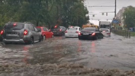 Ливни в Иванове привели к подтоплению улиц