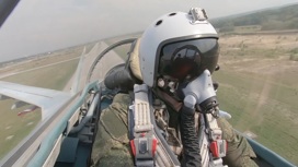 Поражение украинского истребителя российским Су-35 попало на видео