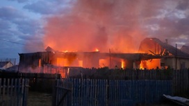 В Челябинской области сгорел дом с квартирами сирот