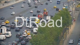 Таксист устроил массовое ДТП на Кутузовском проспекте, пострадали двое