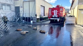 Пожар на мебельной фабрике в Ижевске унес жизни трех человек