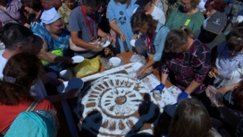 300 килограммов еды съели гости фестиваля "Крынка" на Аркаме