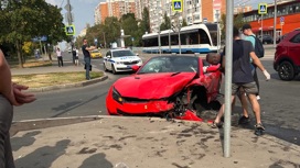 Многомиллионное ДТП с Ferrari произошло на юге Москвы