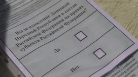Жители Донецка продолжают активно голосовать под разрывы снарядов