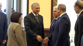Володин провел официальную встречу с главой Азербайджана