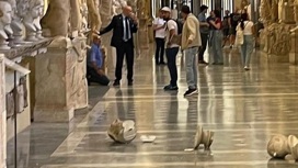 Турист устроил погром в Ватиканских музеях, требуя встречи с понтификом