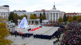 В Башкирии открыли памятник генералу, погибшему в боях за Донбасс
