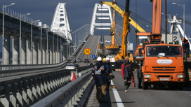 Восстановление Крымского моста идет с опережением графика