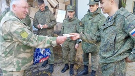 Саратовские морпехи доставили гуманитарную помощь для военнослужащих