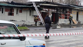 Начало пожара в костромском "Полигоне" сняли на видео