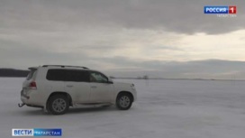 В Казани создана комиссия по приему в эксплуатацию ледовой переправы через Волгу