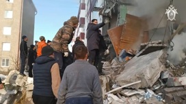 Жертвами обрушения дома на Сахалине стали семь человек, троих ищут