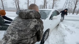 Хабаровские дороги утонули в снежной каше