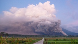В Индонезии эвакуируют людей из-за извержения вулкана