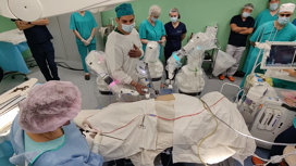 Первую операцию с участием робота-хирурга провели врачи Иркутской областной детской больницы