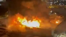 Момент взрыва в подмосковном гипермаркете попал на видео